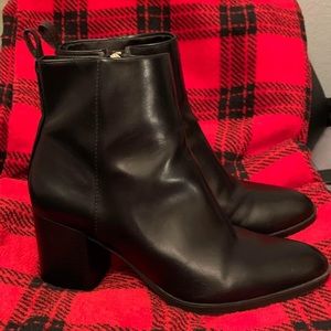 Black H&M booties